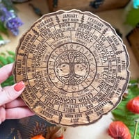 💖Wheel Of The Year Wood Sign - Tree of Life