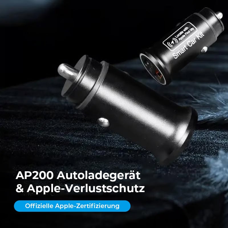 Autoladegerät mit GPS-Ortungsgerät und Tracker