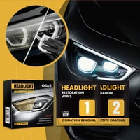 Headlight Restoration Wipes Kit