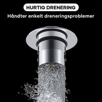 Vask avløpssil hårfanger