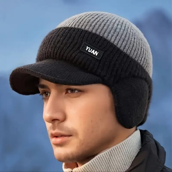Windproof Thermal Cap with Visor