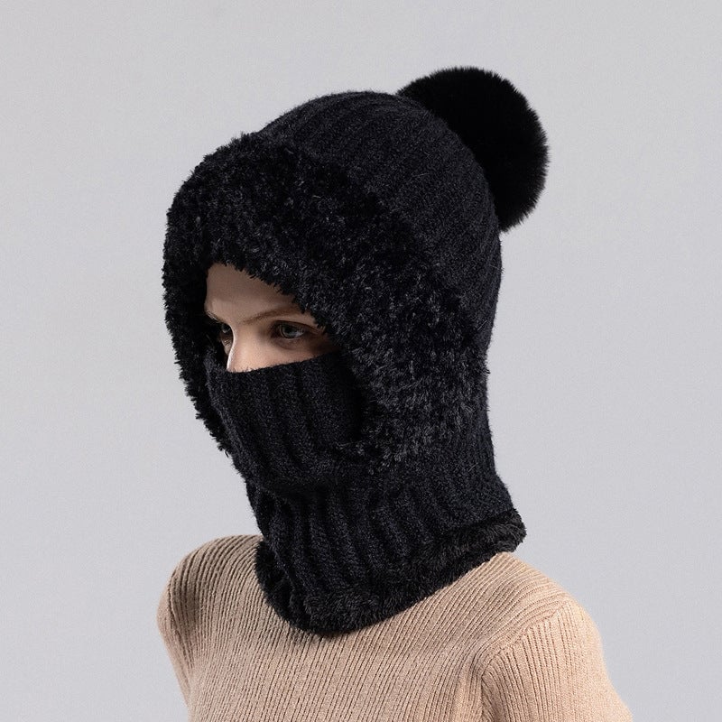 Damen-Strickmütze für Herbst und Winter