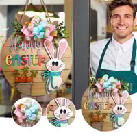 Easter Bunny Rabbit Sign Door Hanger