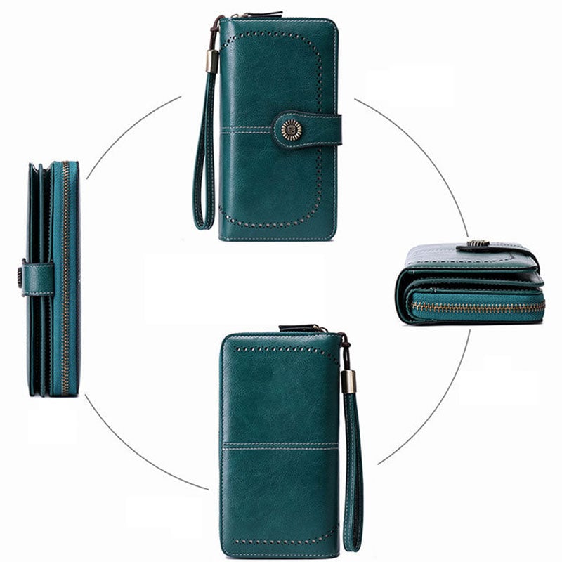 RFID Anti-magnetic Long Wallet