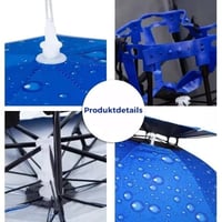 Regenschirmhut für das Fischen und Gartenarbeit