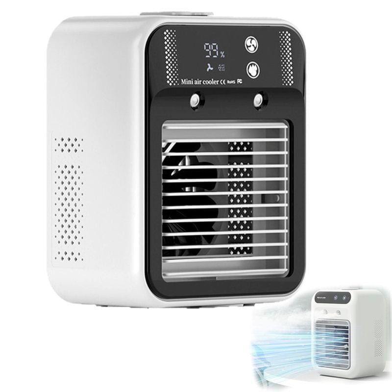 Draagbare 3-in-1 koelventilator met 2 nevelstanden