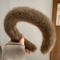 Warm Faux Mink Plush Headband