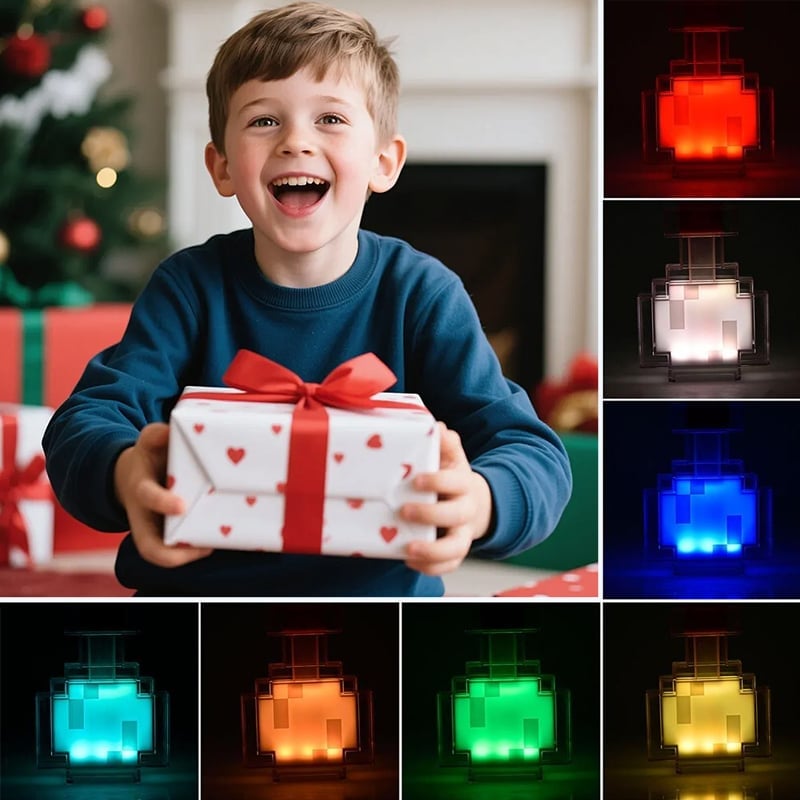  Minecraft LED-Trankflasche Spielzeug