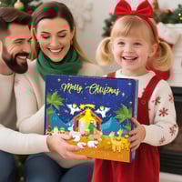 2025 Nativity Advent Calendar – 24-Day Building Block Set Christmas Countdown Gift