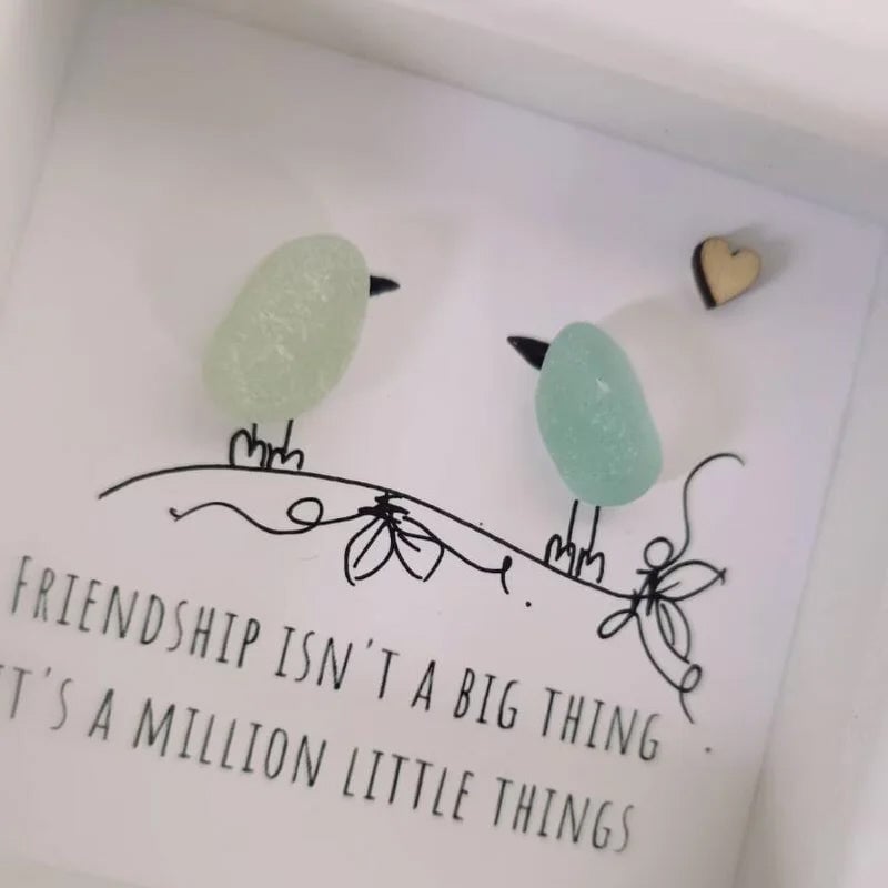 Friend Gift, Seaglass Art