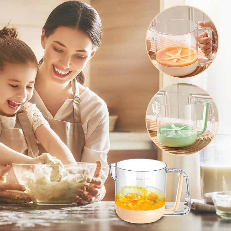 Semi-Automatic Egg Beater