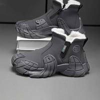 Men's high top non-slip velvet Martin cotton shoes