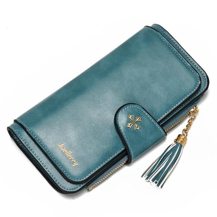 Quaste Design Schnalle große Kapazität lange Brieftasche