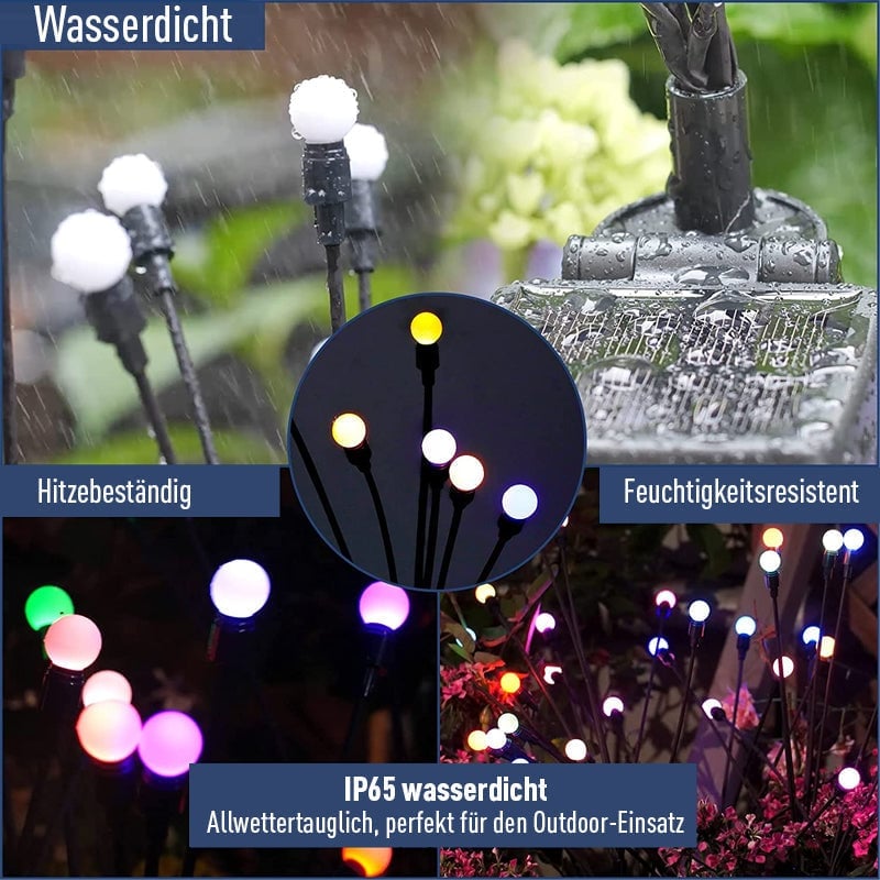 🎉Solar Garten LED Glühwürmchen Steckleuchte