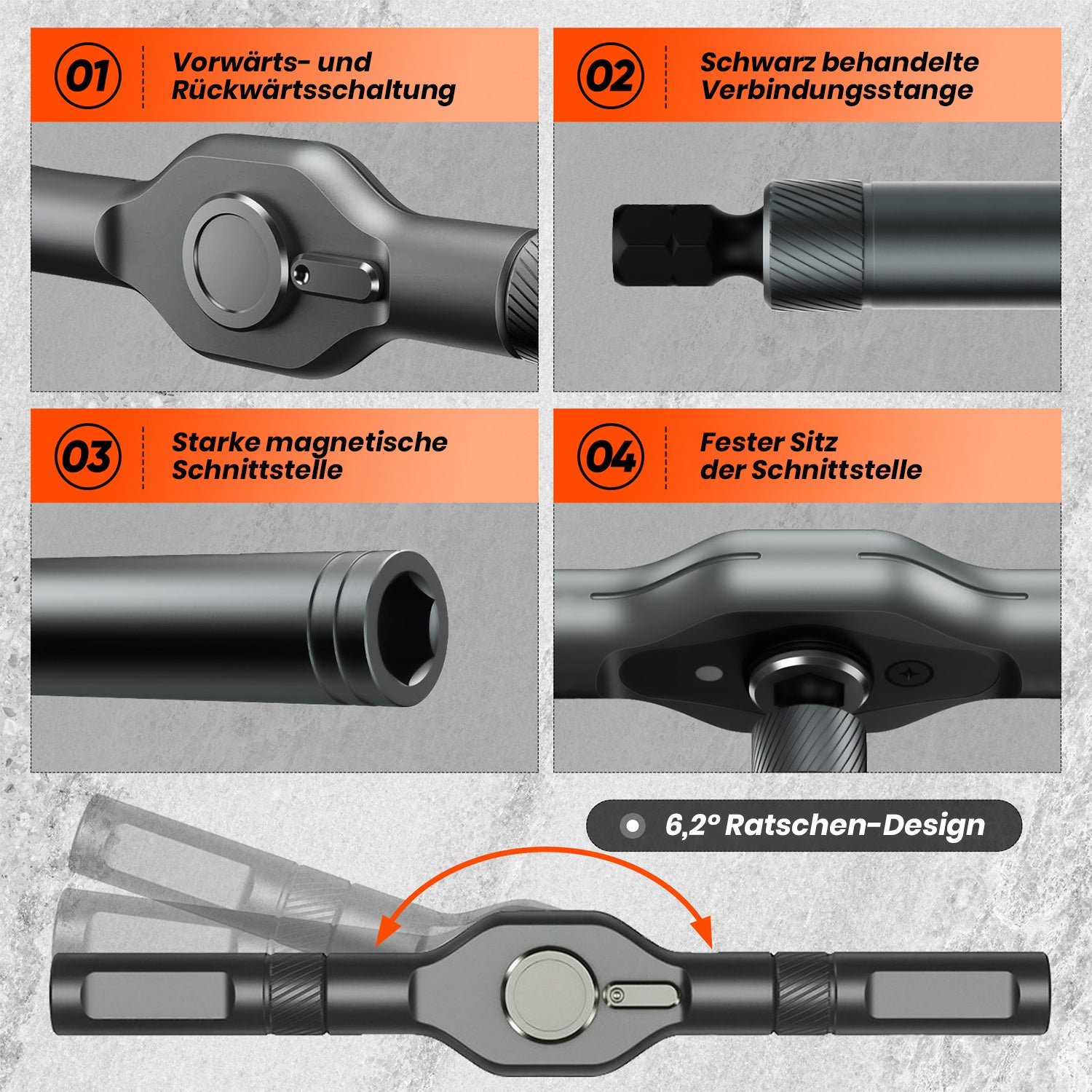 Saker 42 in 1 Magnet-Schraubendreher-Set