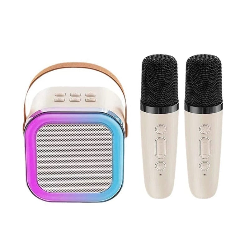Mini Karaoke Machine with Wireless Microphones