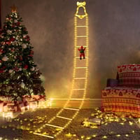 Santa Claus LED Ladder Light