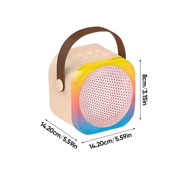 Bluetooth-Mikrofon Integrierter Mini-Karaoke-Lautsprecher