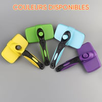 Brosse autonettoyante pour chiens/chats