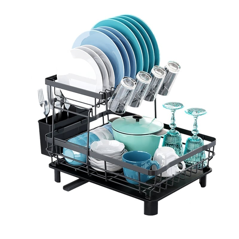 2-Tier Kitchen Dish Drying Rack
