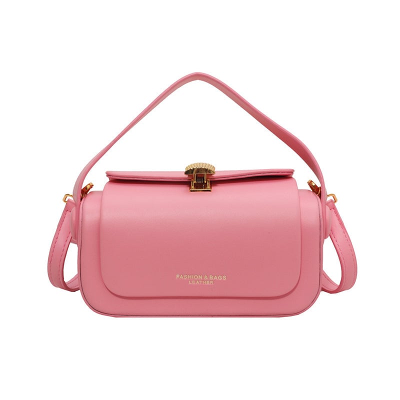 Women's Solid Color Mini Square Shoulder Bag