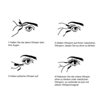 3D Quantenmagnetisches Wimpernset