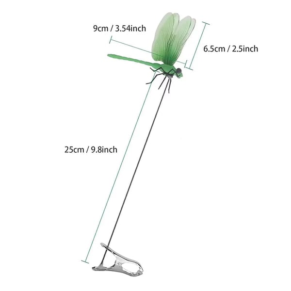 Simulation stick dragonfly clip