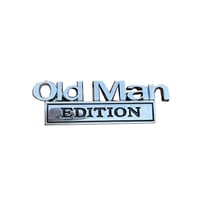 Old Man Edition Car Badge