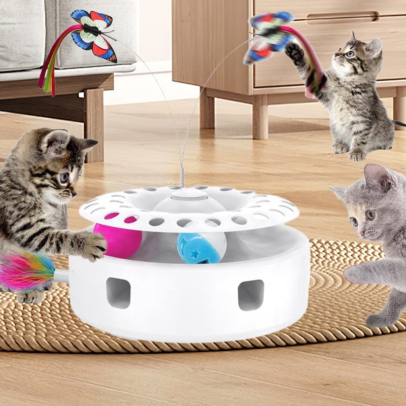 3-in-1 Automatic Interactive Cat Toy