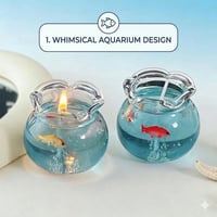 Mini Bubble Fish Tank Scented Candle