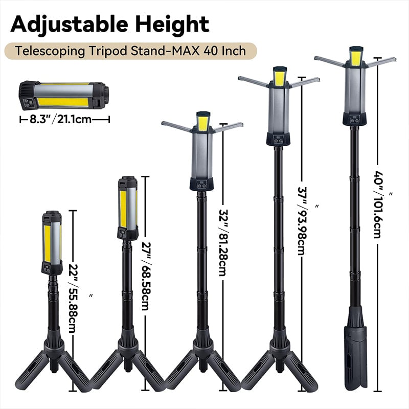 Sakerplus Upgraded Portable Camping Light with Bracket