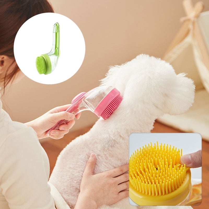 Press-to-Dispense Bath Brush (18 cm)