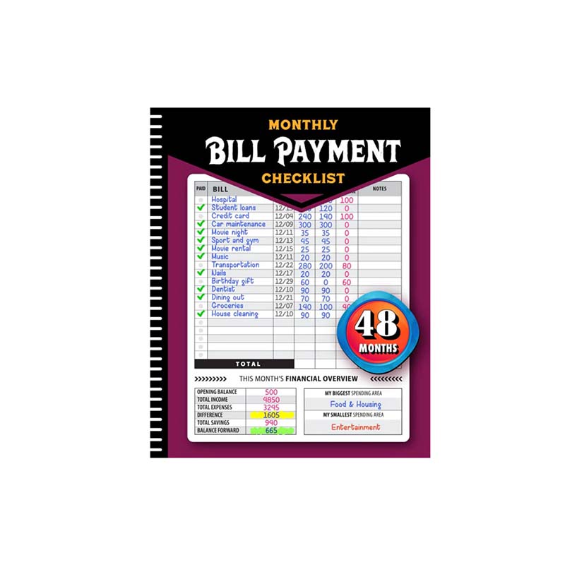 Bill Payment Management Book