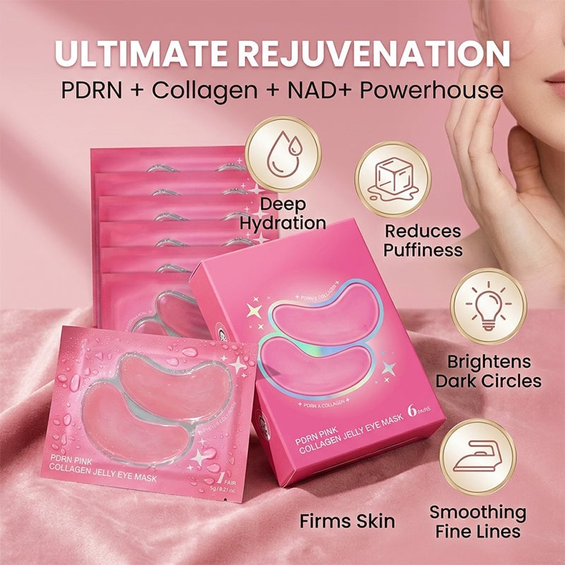 Pink Collagen Jelly Eye Mask