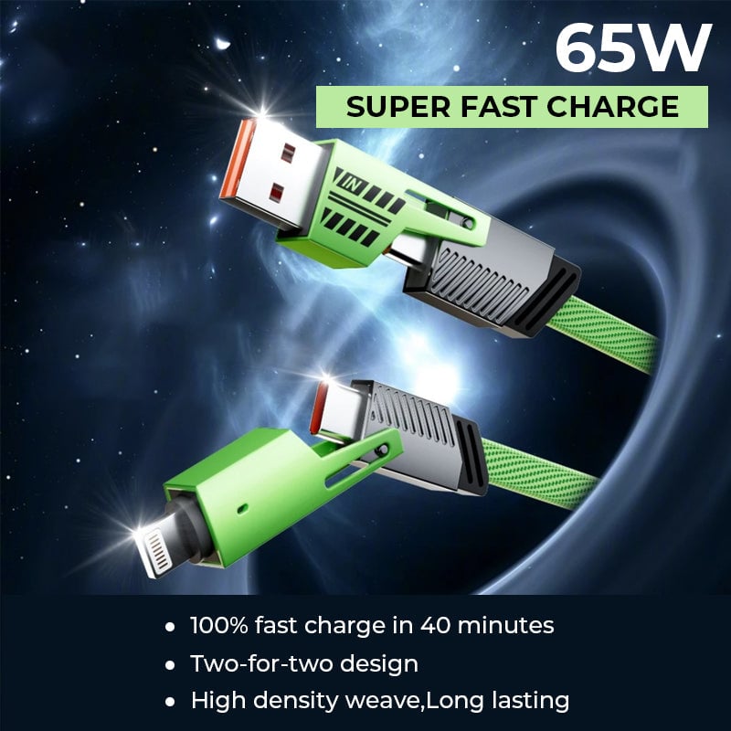 4 in 1 Charging Cable 65W