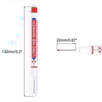 Lange Nasenmarkierungen