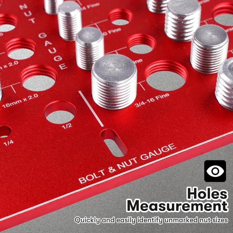 Sakerplus Metric & Standard Thread Checker