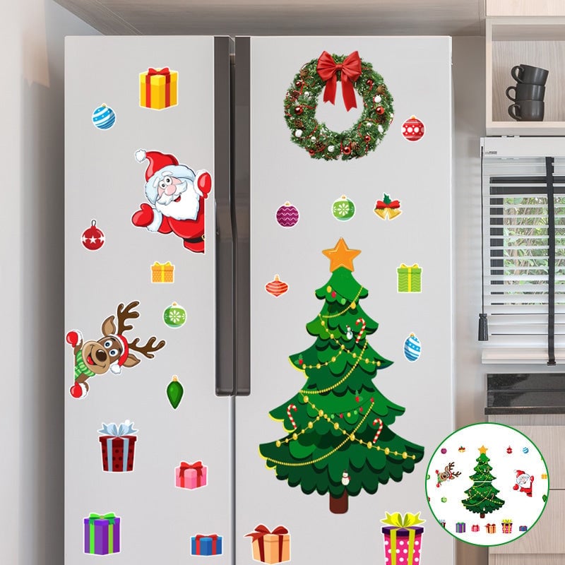 Kerstdecoratie koelkastmagneet