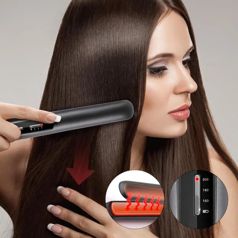 Cordless Portable Hair Straightener
