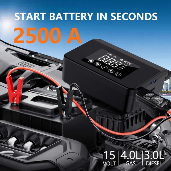 Sakerplus Powerful Car Jump Starter & Inflator