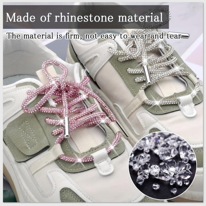 Rhinestone Glitter Shoe Laces