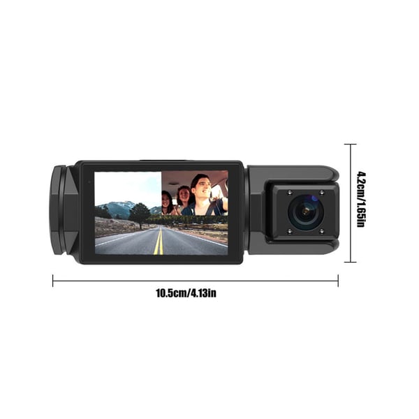 3 Lens Car Dvr Dash Cam
