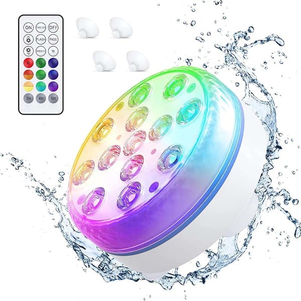Double-Layer Waterproof Adhesive LED Pool Light