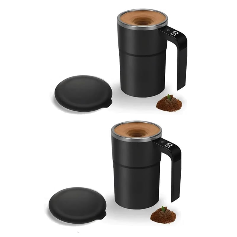 Self Stirring Coffee Mug With Lid