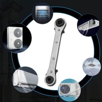 Sakerplus Maintenance Double-ended Square Ratchet Wrench