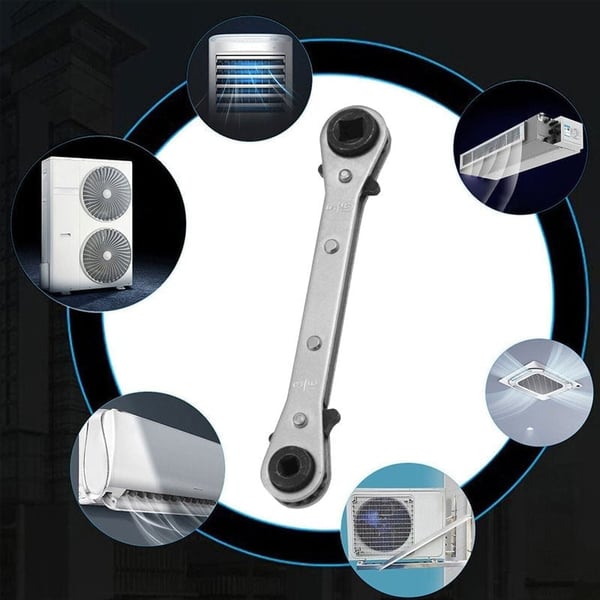 Sakerplus Maintenance Double-ended Square Ratchet Wrench