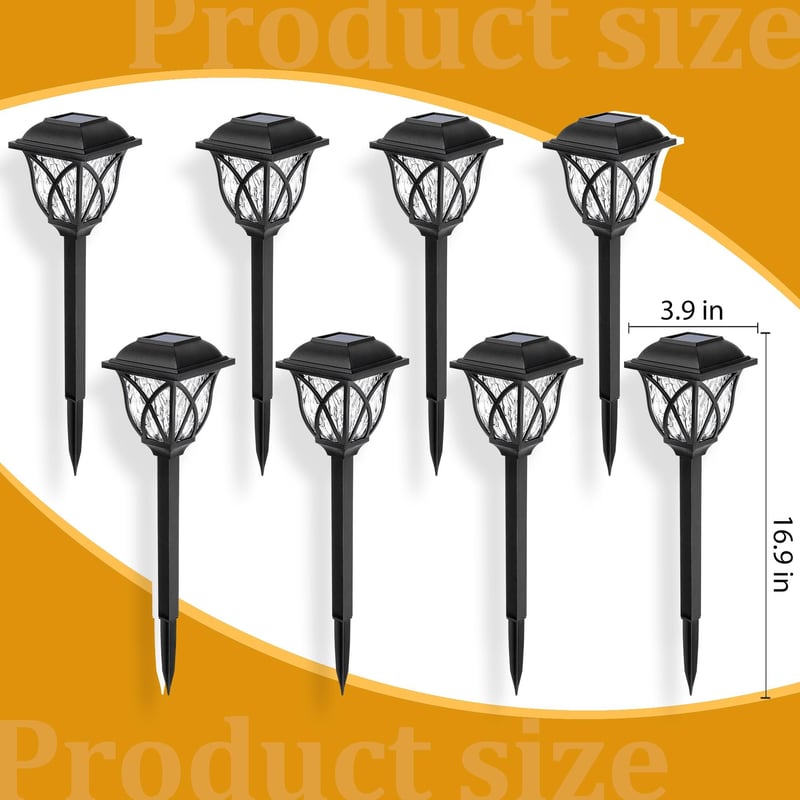 Sakerplus Solar Lights for Outside