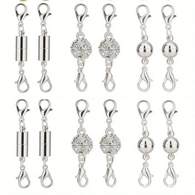 12 Pack Magnetic Necklace Clasps and Closures