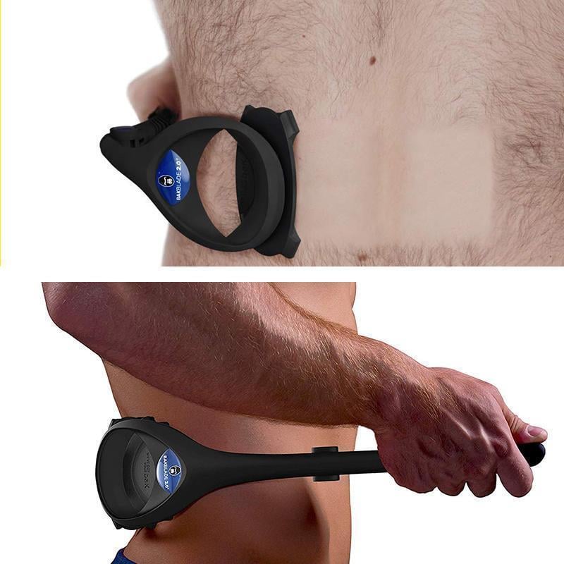 Two-Headed Blade Back Hair Shaver