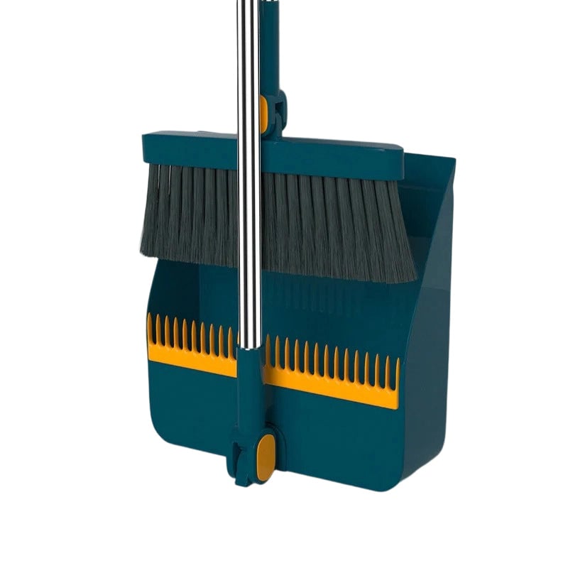 Sakerplus® Rotating Broom and Dustpan Set